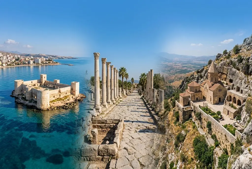 Kızkalesi deniz kalesi Mersin